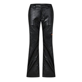 Leather Chino Pants