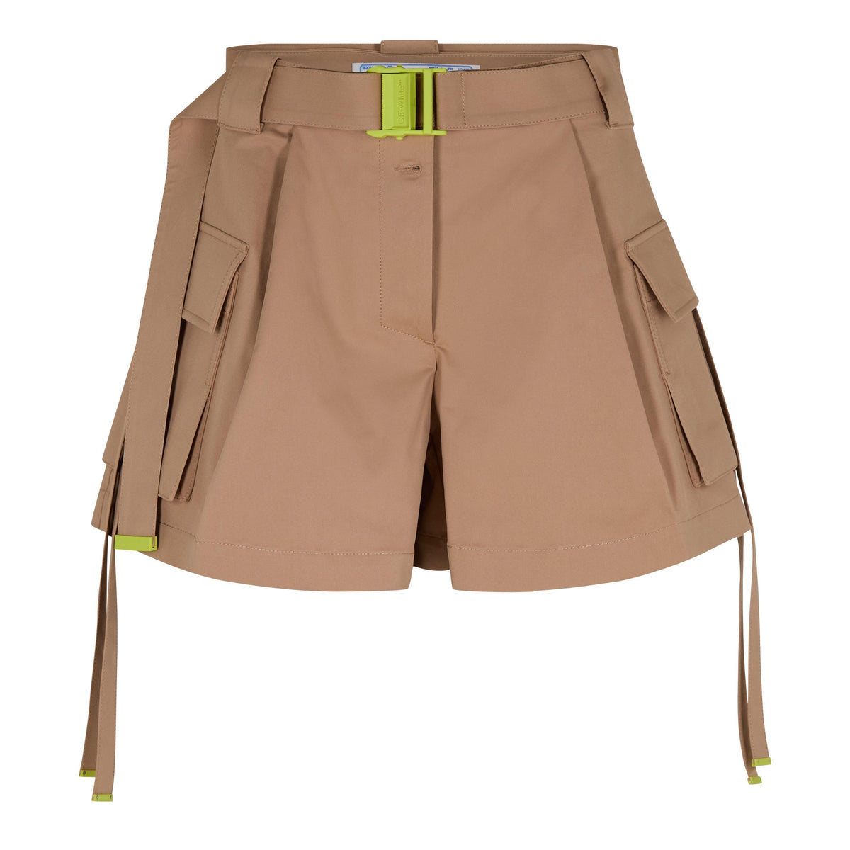 Women's Gabardine Cargo Shorts with Pockets