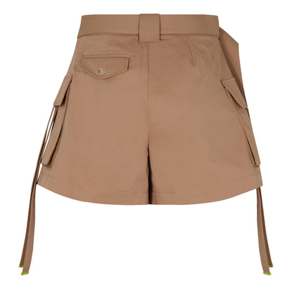 Gabardine Cargo Shorts