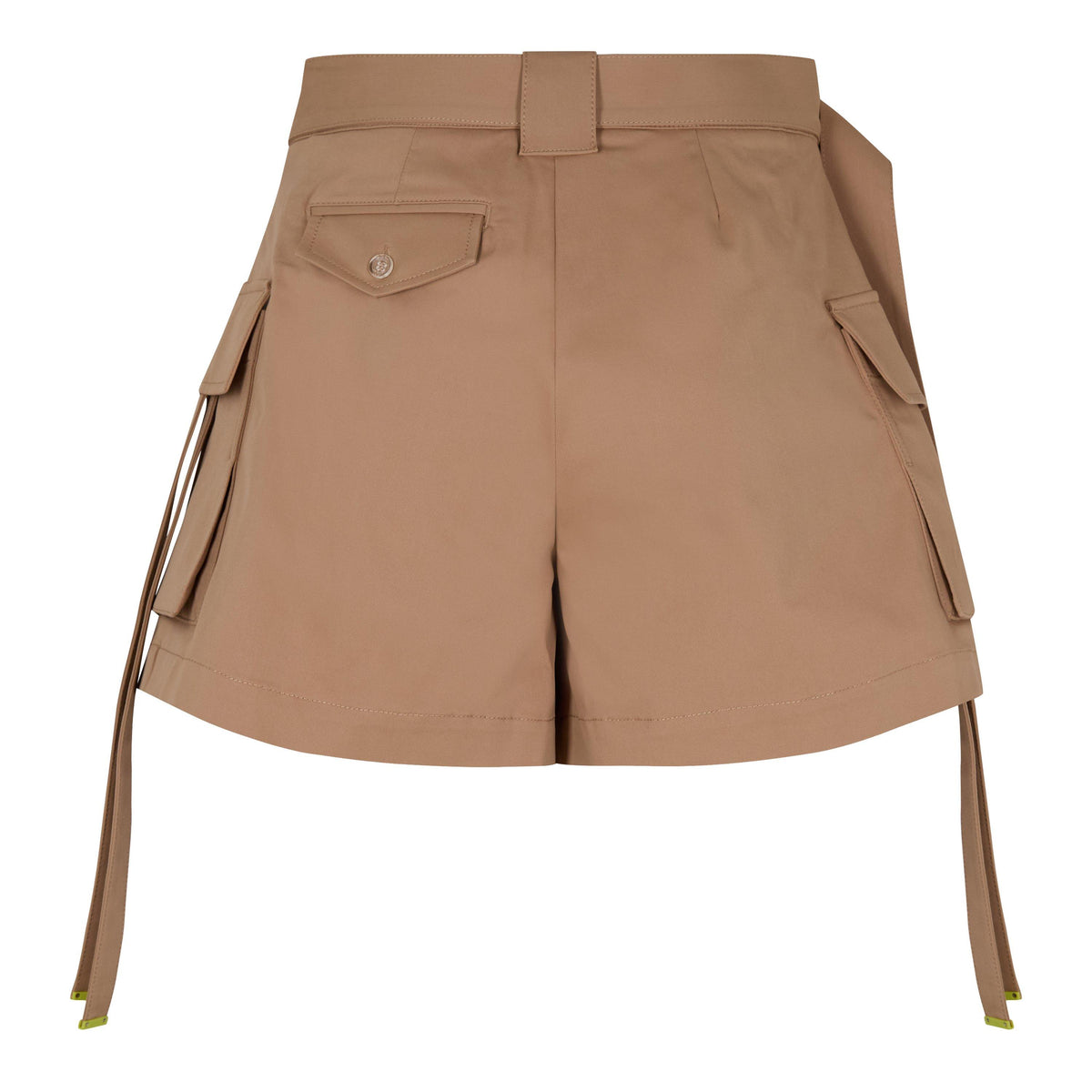 Women's Gabardine Cargo Shorts with Pockets