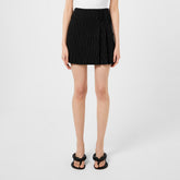 X Bella Poarch Pinstripe Mini Skirt