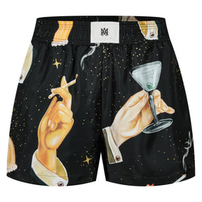 Champagne Silk Shorts