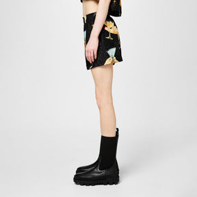 Champagne Silk Shorts
