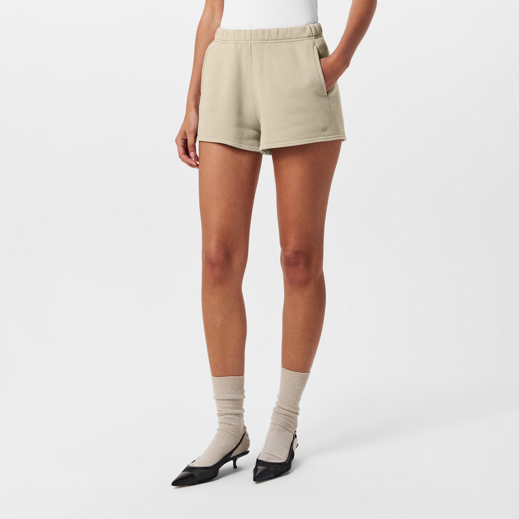 Women's Rep Initial Fleece Material Shorts