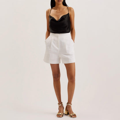 Ted Baker High Waist Pleated Short