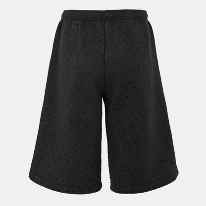 Spark Nappa Leather Woven Tracksuit Shorts