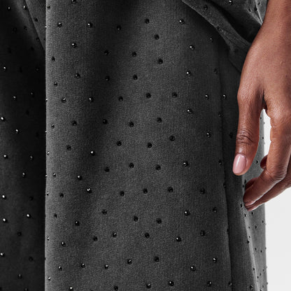Spark Nappa Leather Woven Tracksuit Shorts