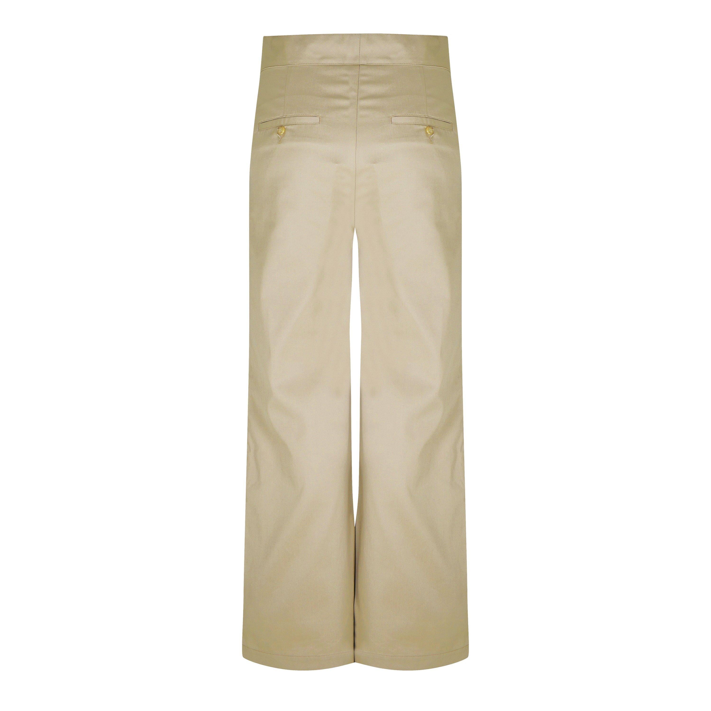 Reversed Waistband Chino Pants
