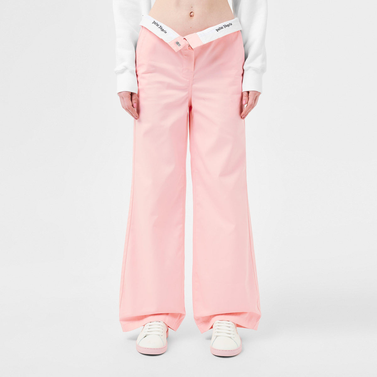 Reversed Waistband Chino Pants