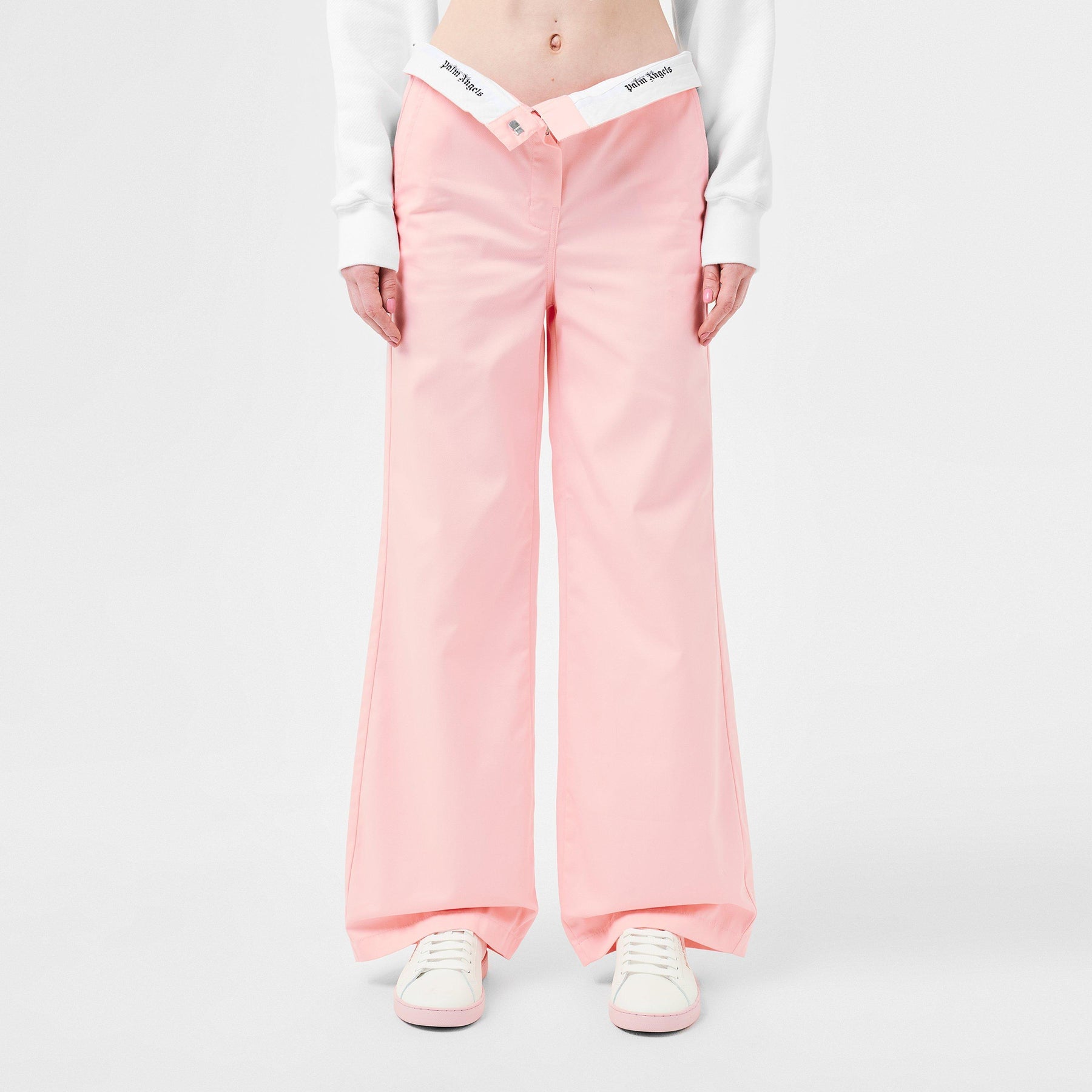Reversed Waistband Chino Pants