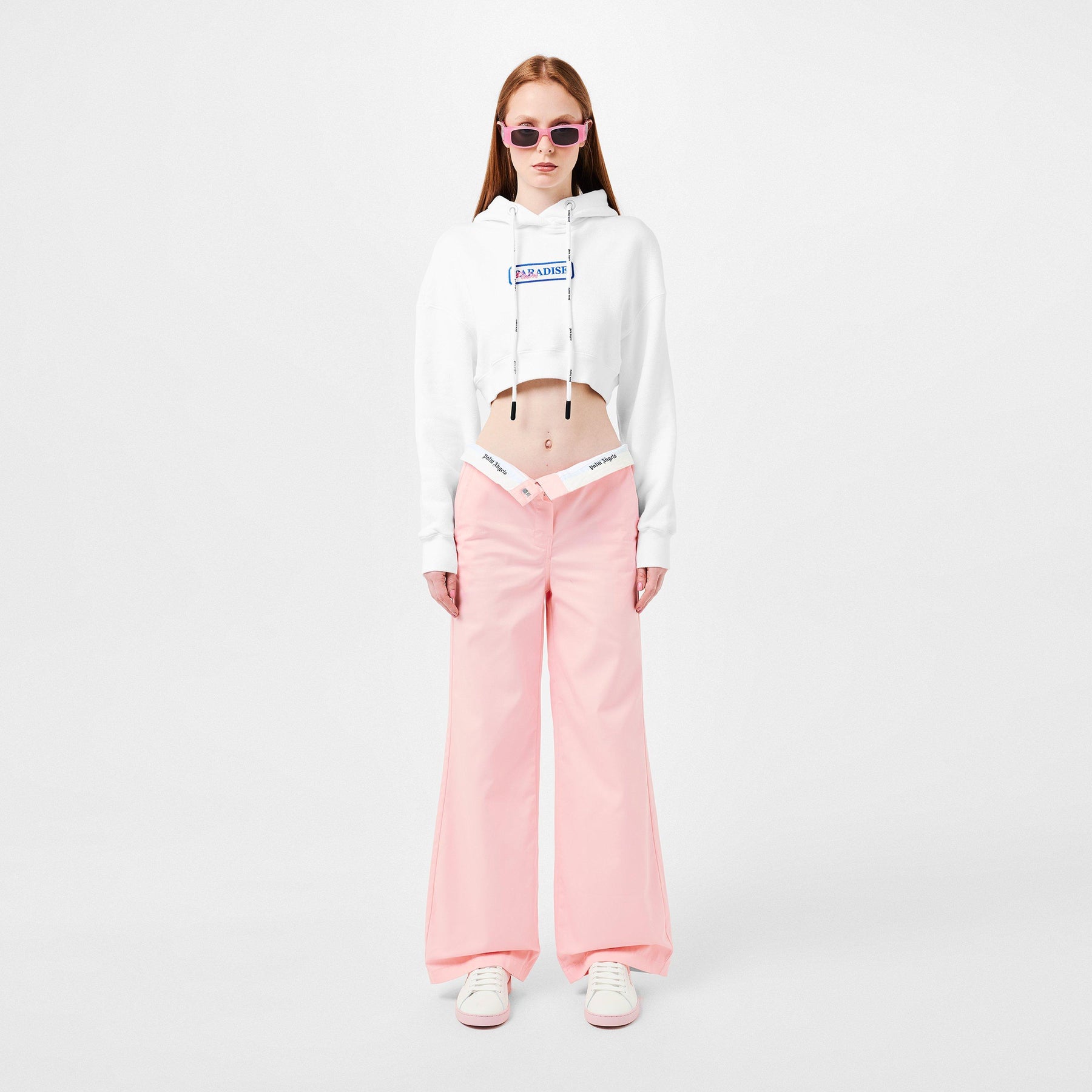 Reversed Waistband Chino Pants