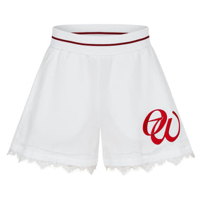 Embroidered Baseball Short
