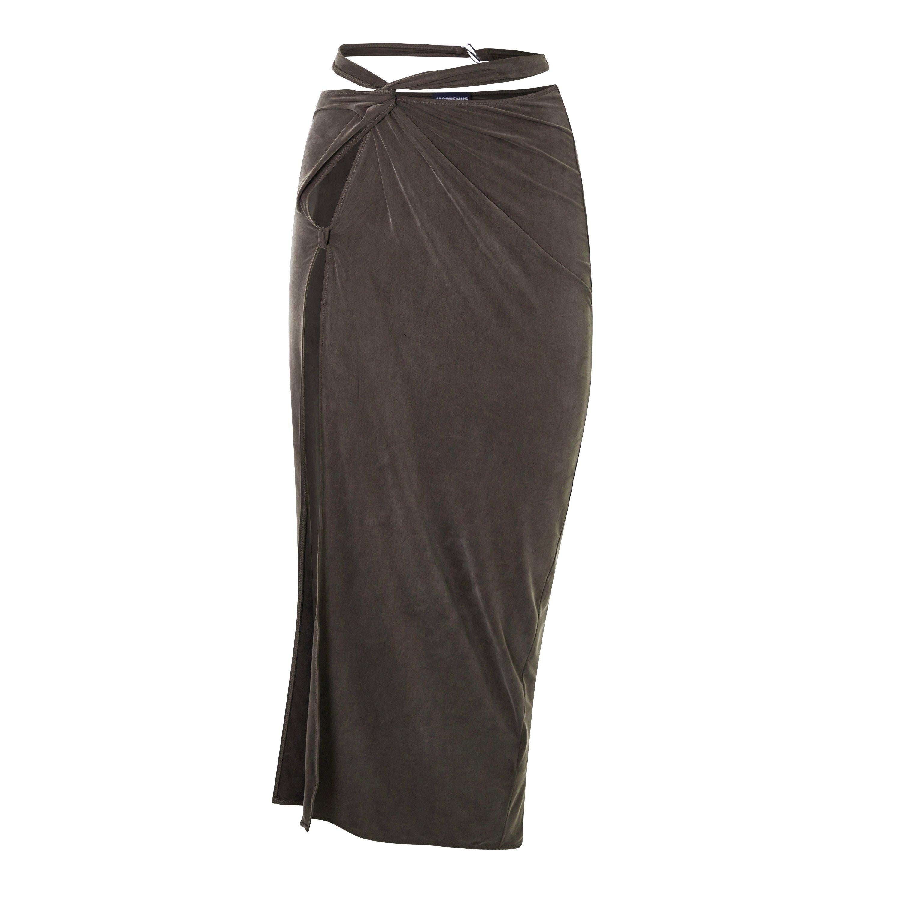 La Espel Split Midi Skirt