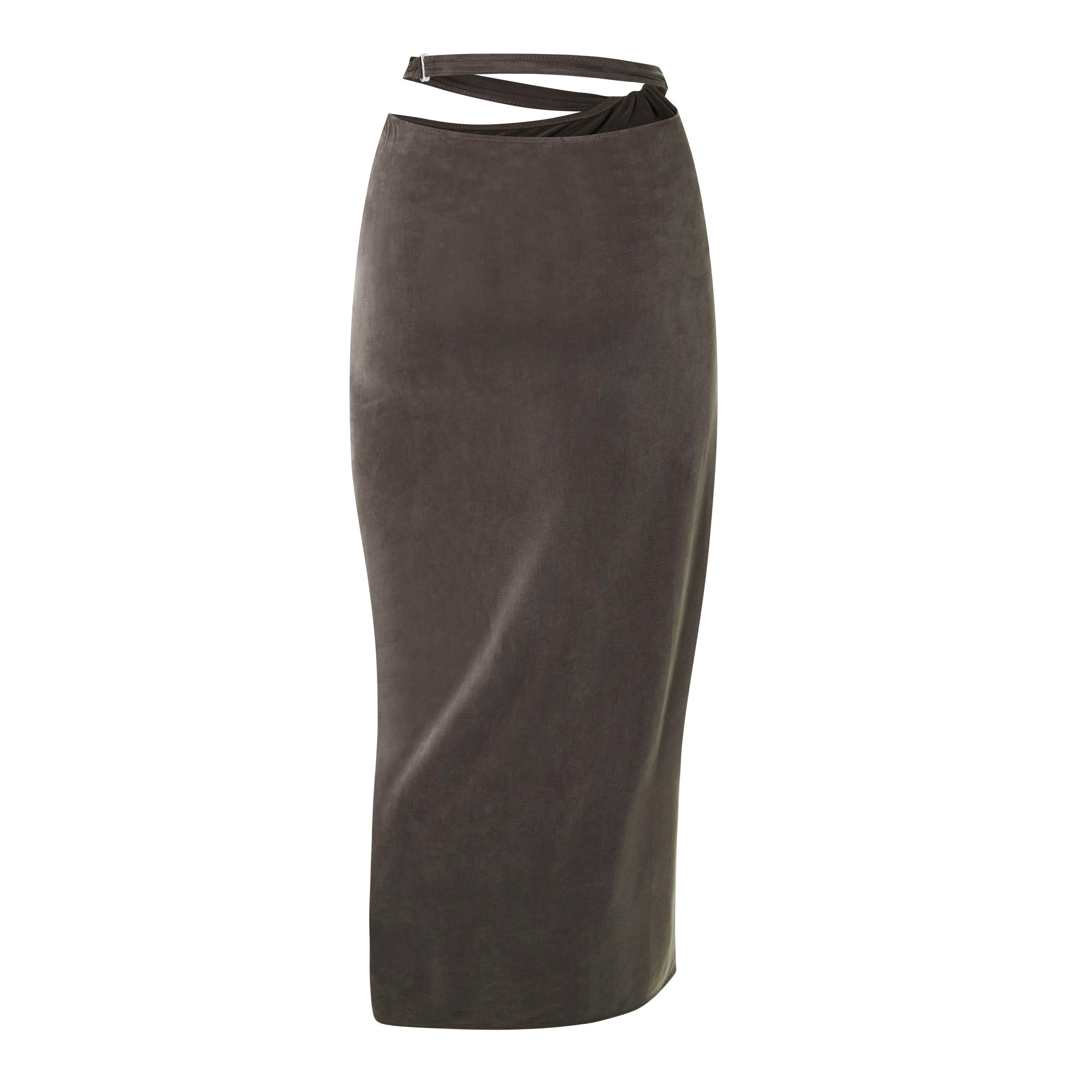 La Espel Split Midi Skirt