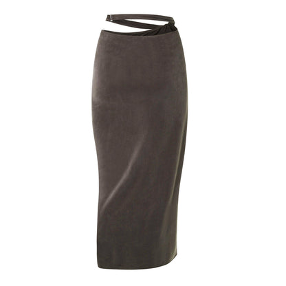La Espel Split Midi Skirt