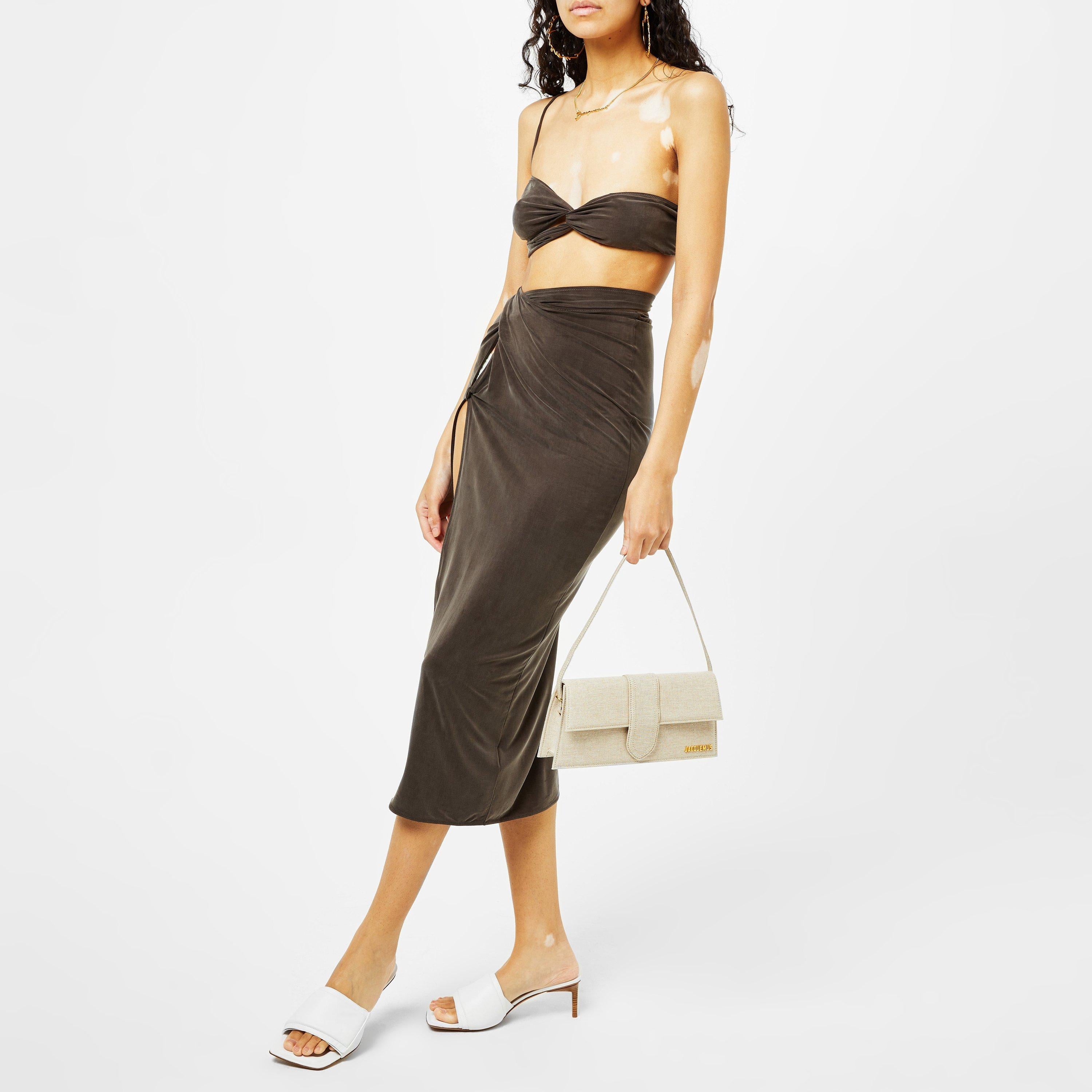 La Espel Split Midi Skirt