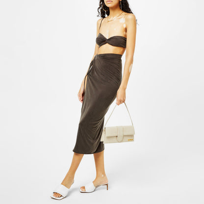 La Espel Split Midi Skirt