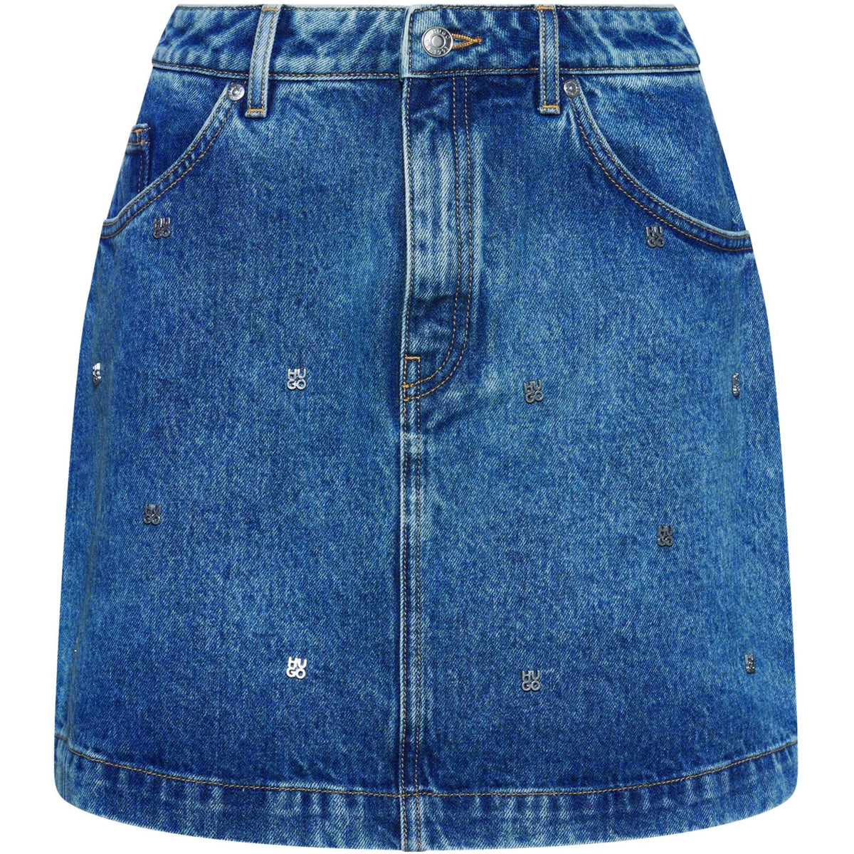 Gebisi Denim Mini Skirt