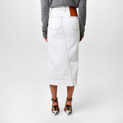 La Jupe De-Nimes Midi Skirt