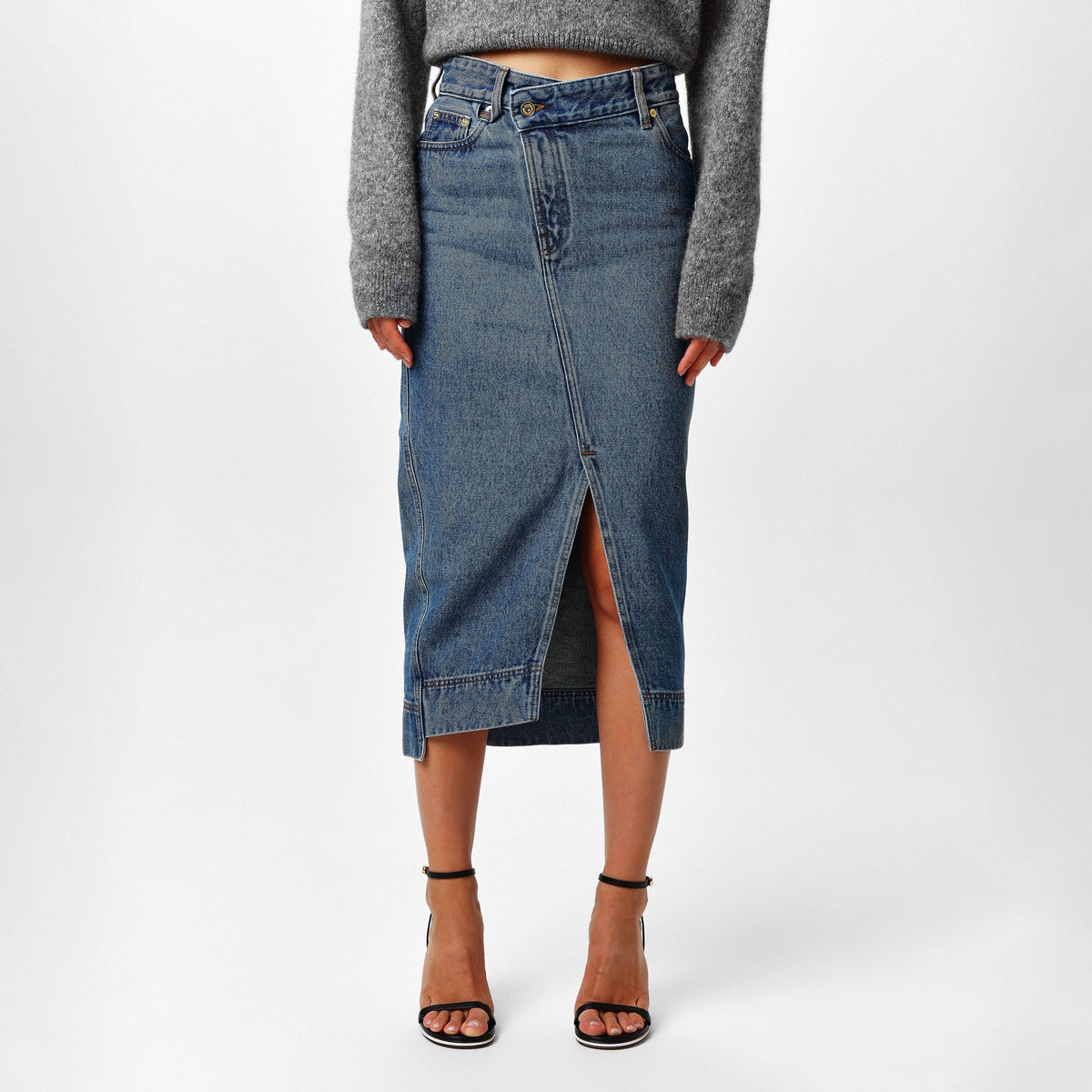 La Jupe De-Nimes Midi Skirt