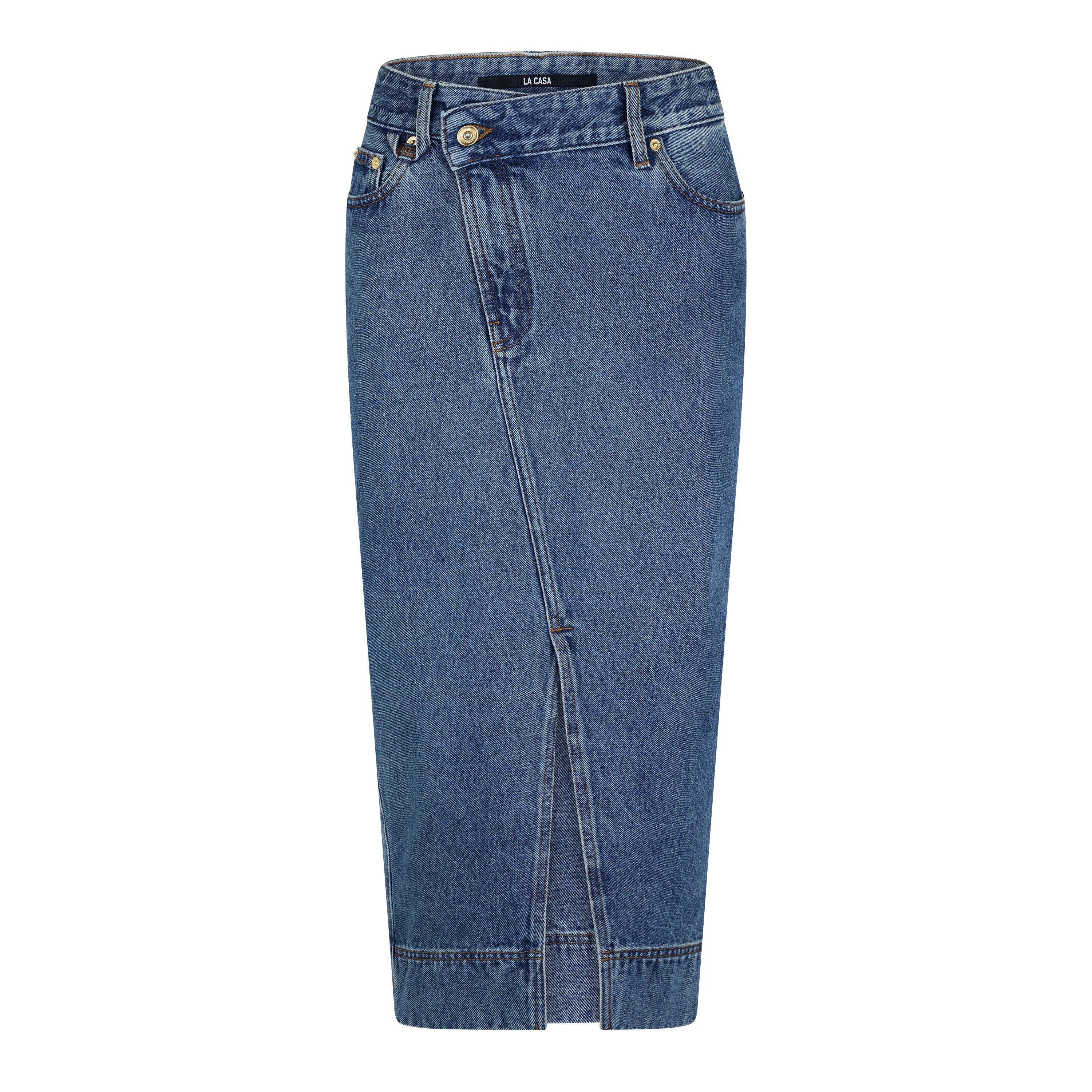La Jupe De-Nimes Midi Skirt