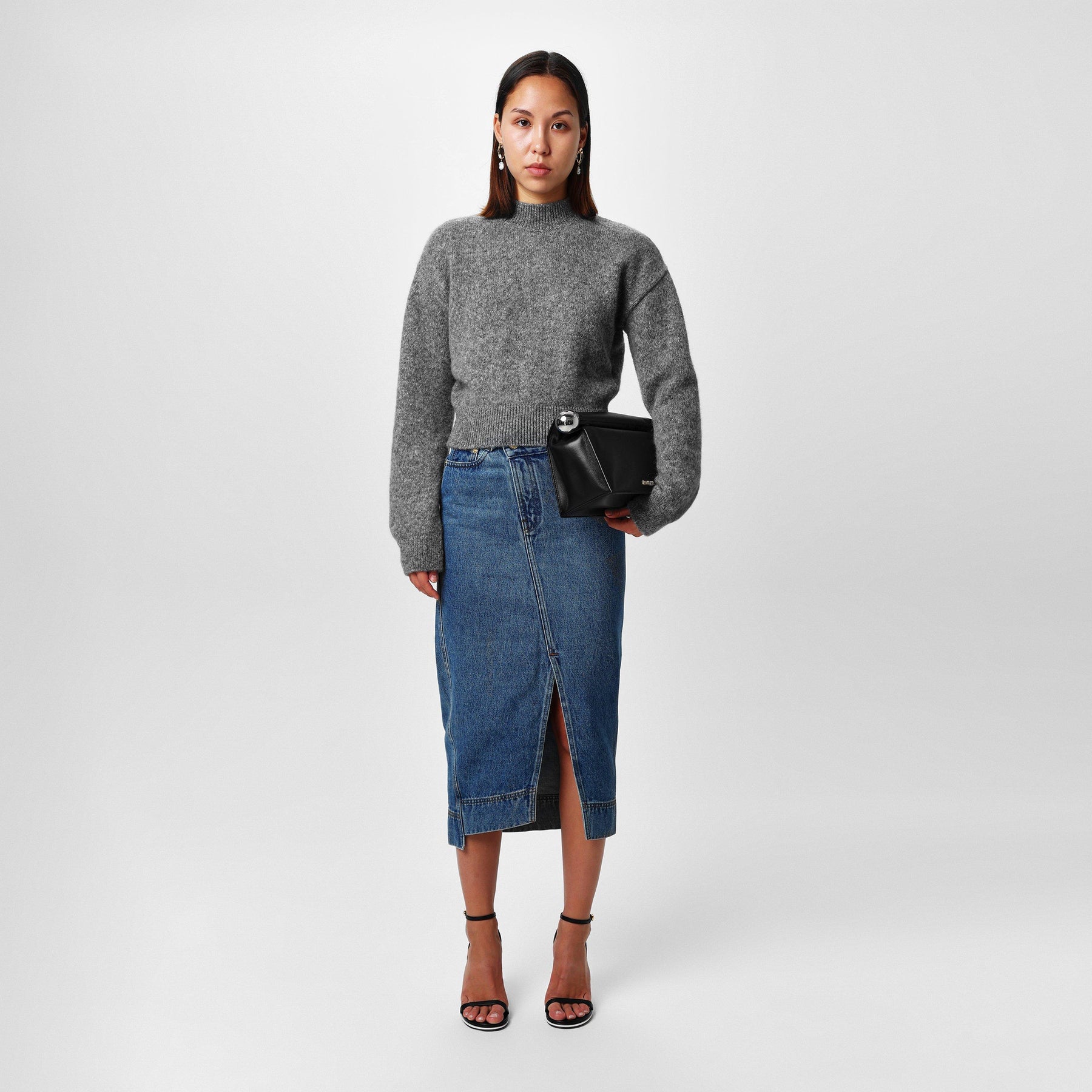 La Jupe De-Nimes Midi Skirt