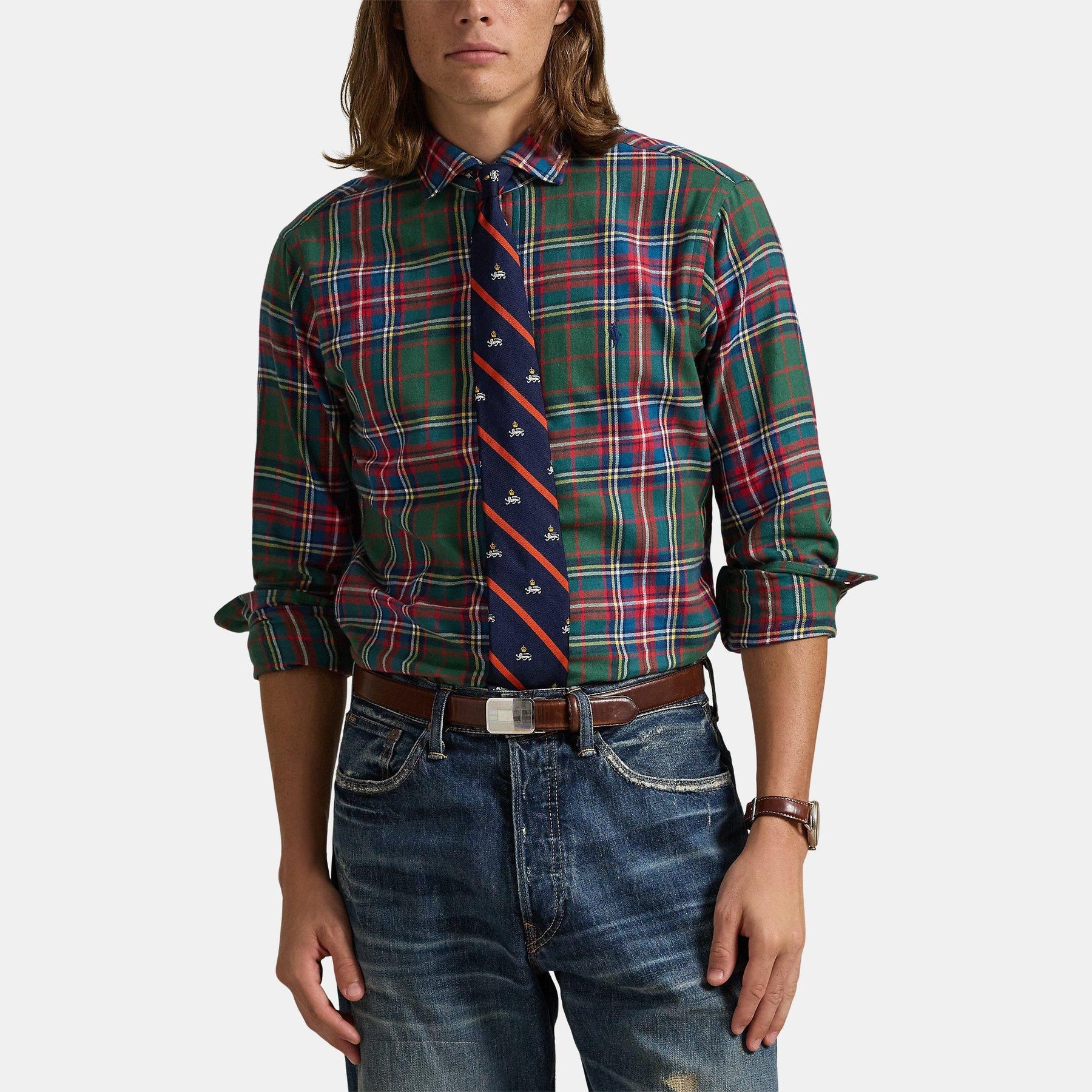 Twill Check Long Sleeve Shirt