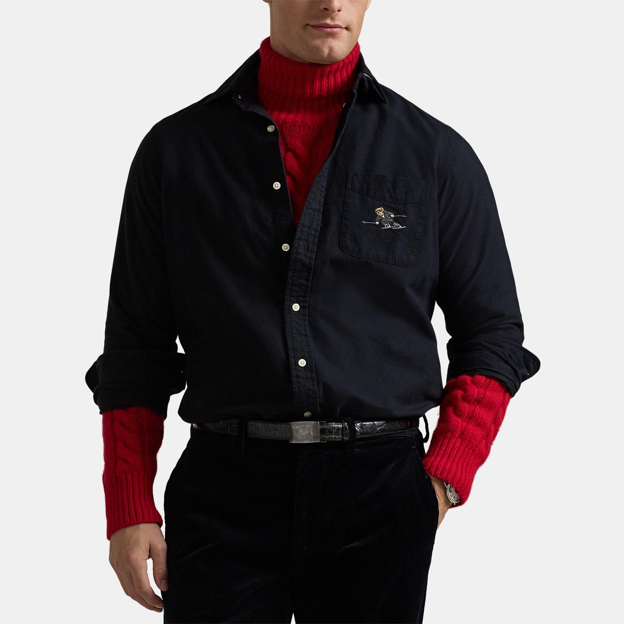 Brushed Polo Bear Oxford Shirt