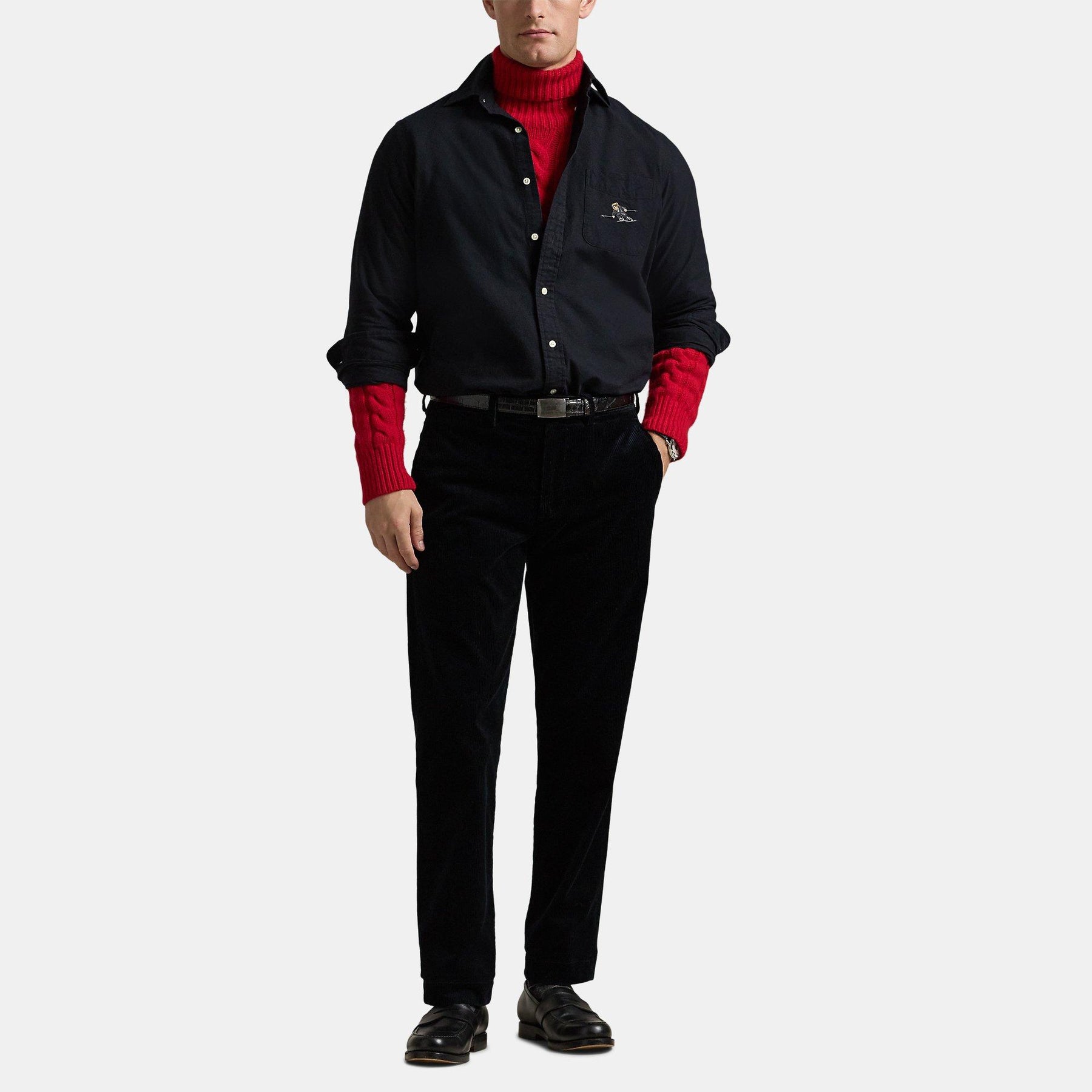 Brushed Polo Bear Oxford Shirt