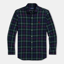 Twill Checked Long Sleeve Shirt