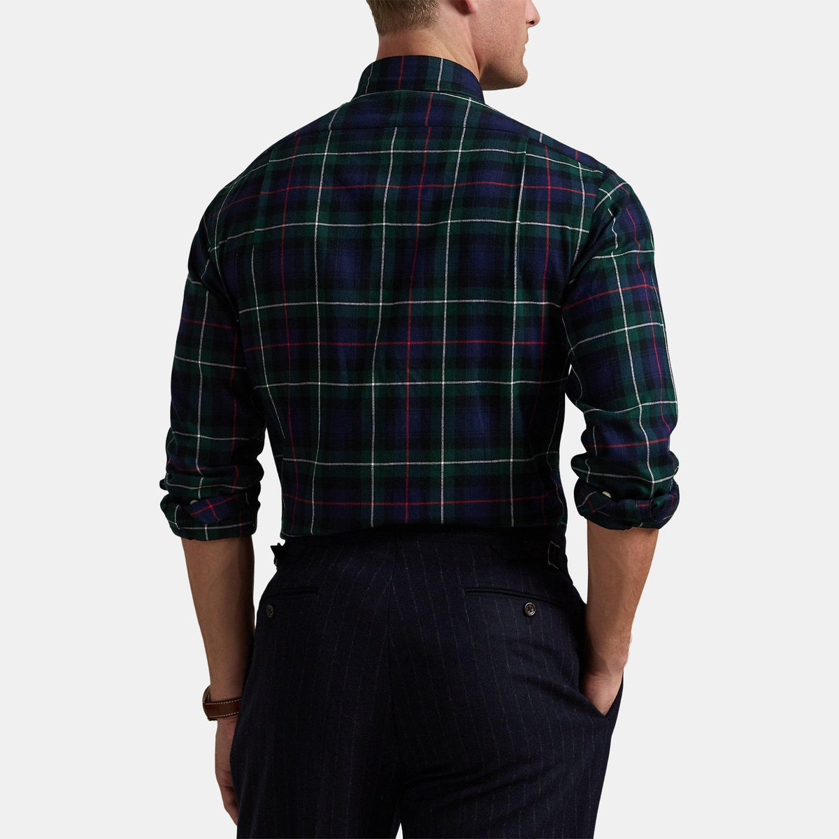 Twill Checked Long Sleeve Shirt