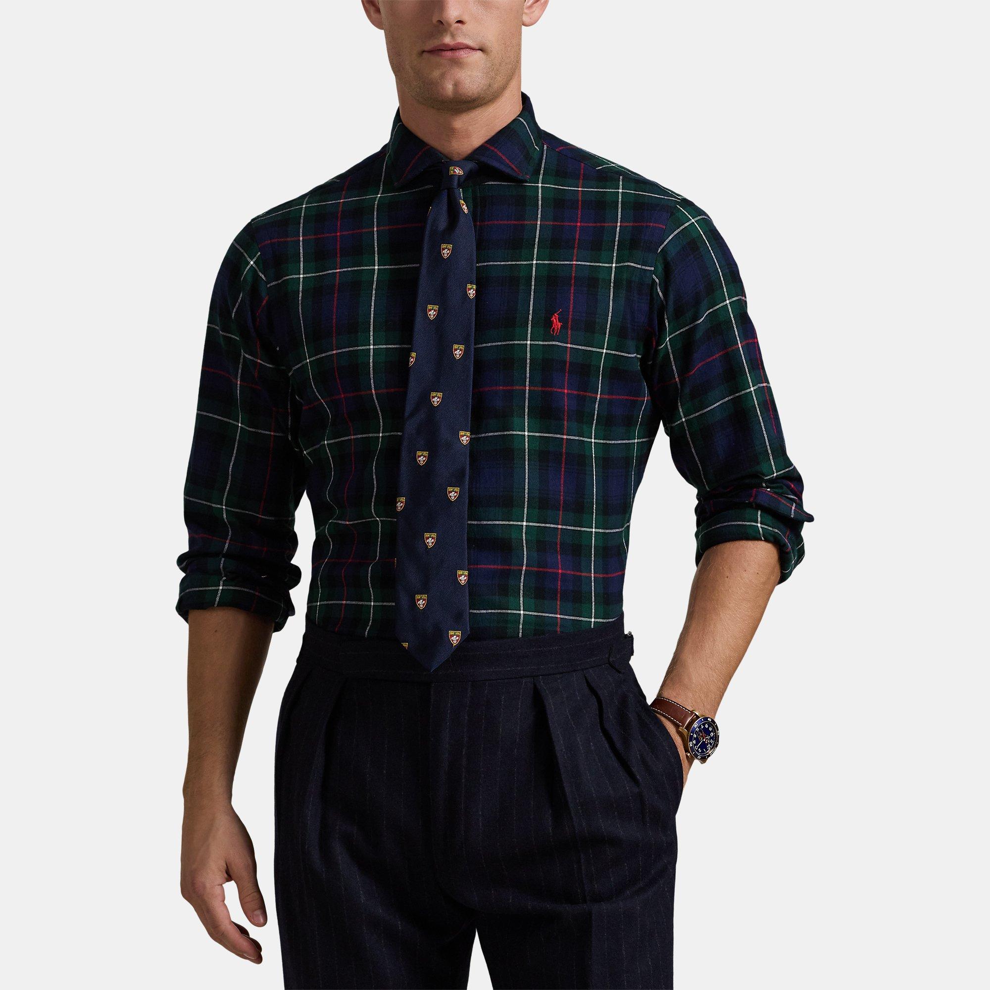 Twill Checked Long Sleeve Shirt