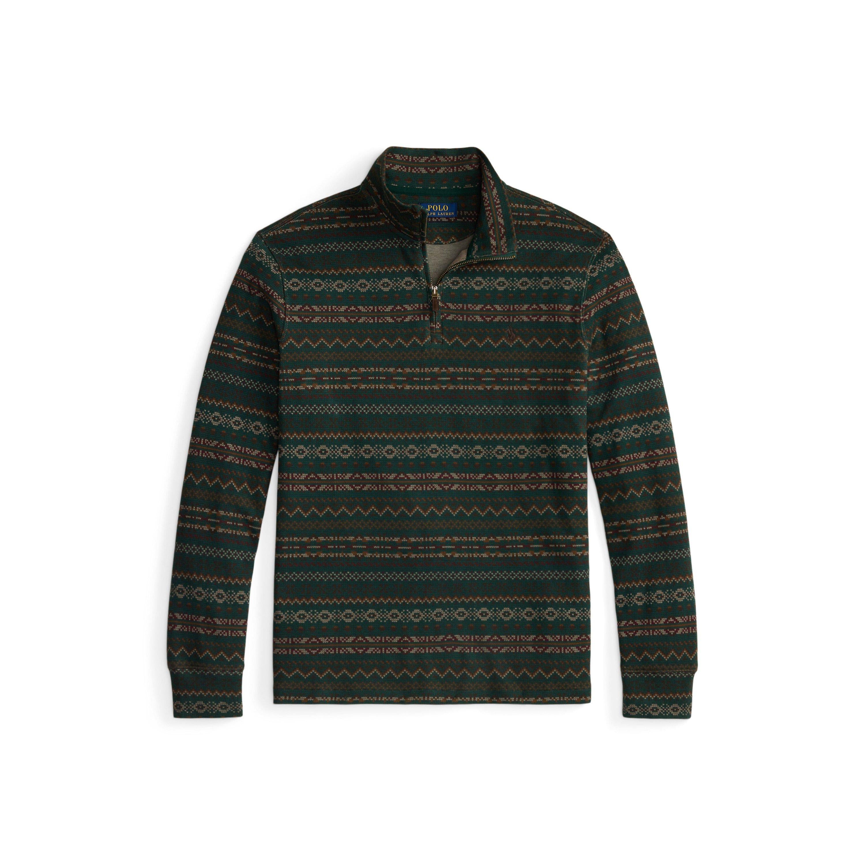Plaid Estate 1/4 Zip Sweatshirt