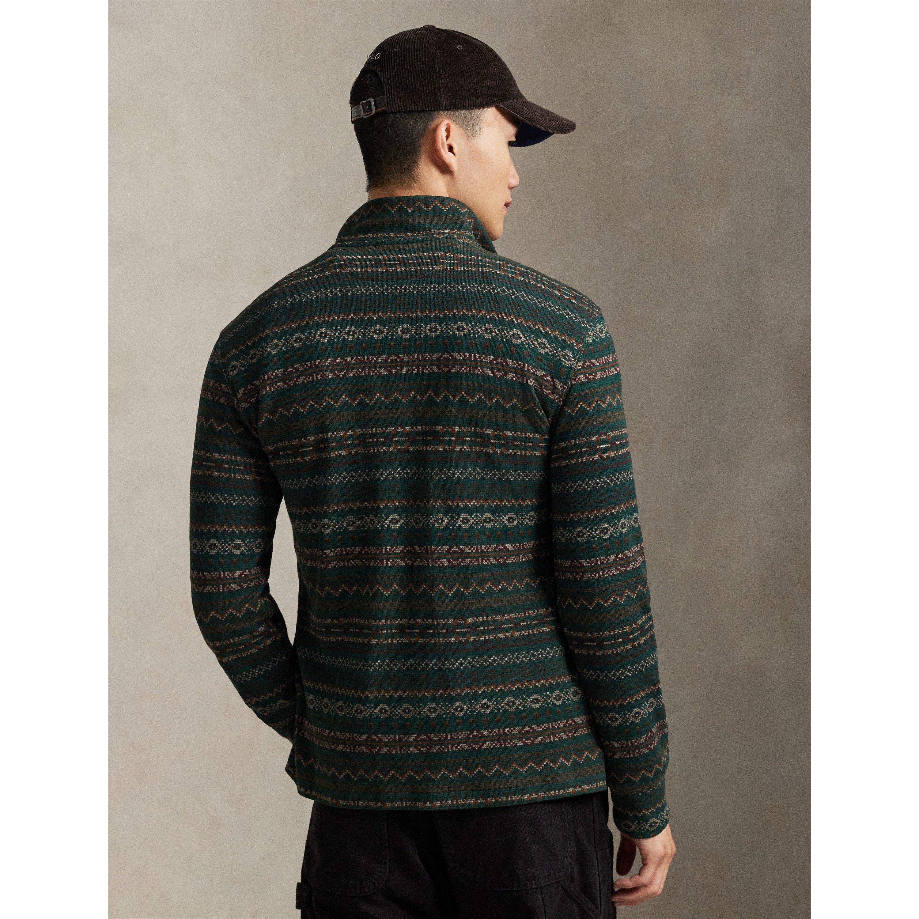 Plaid Estate 1/4 Zip Sweatshirt