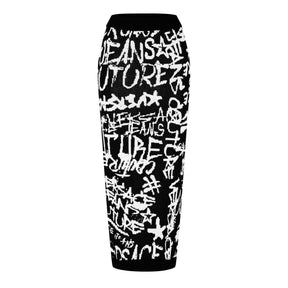 Graffiti Midi Skirt