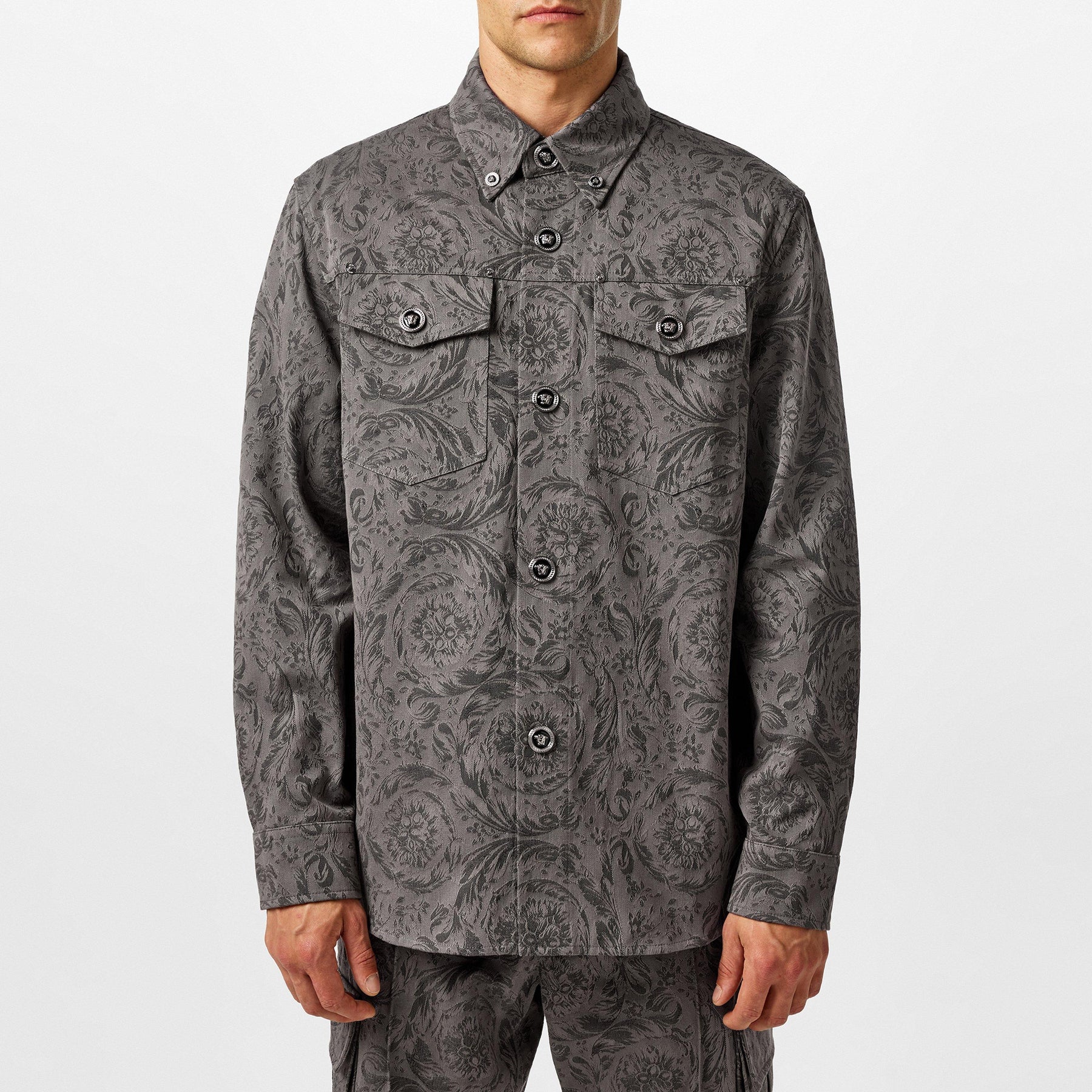 Barocco Jacquard Gabardine Overshirt