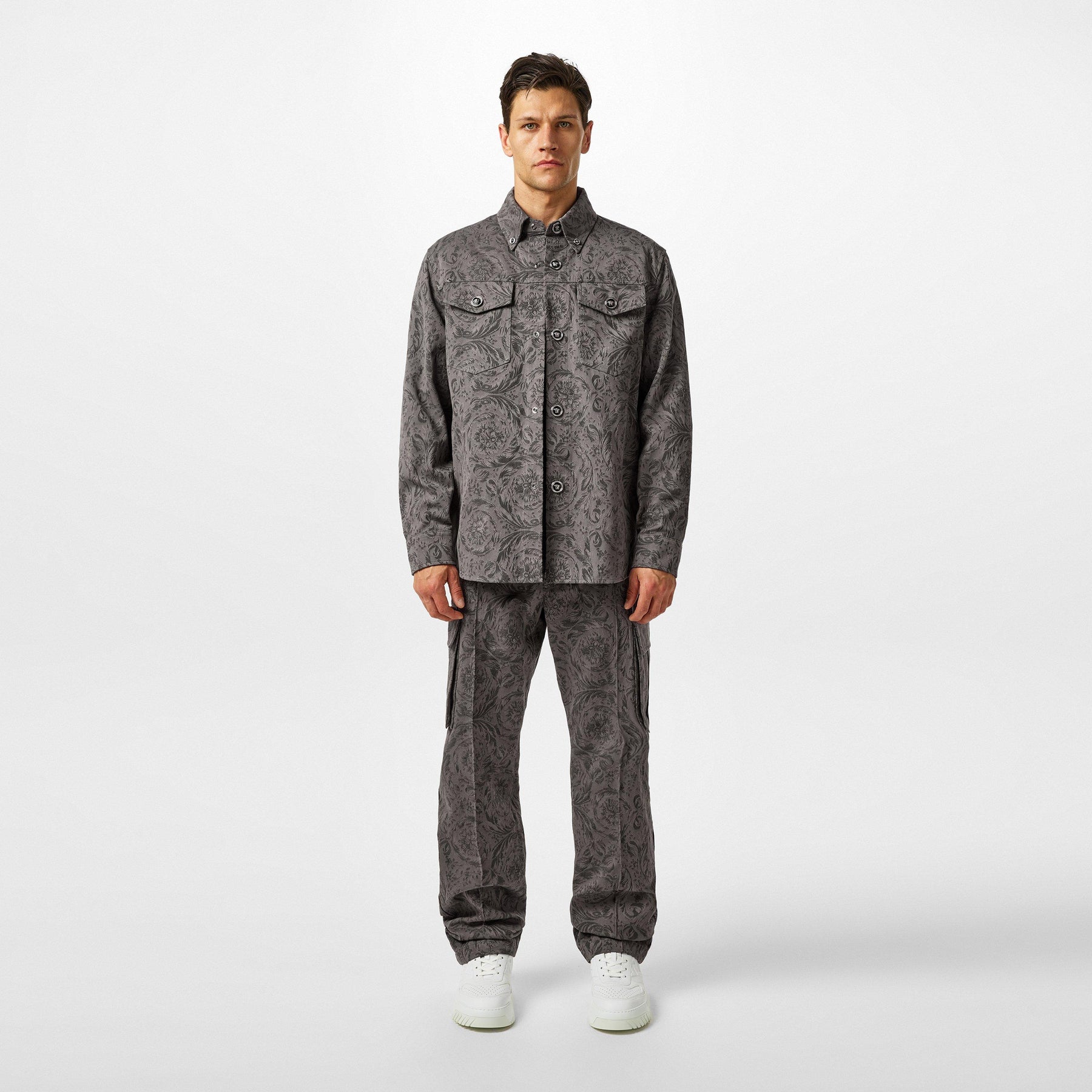 Barocco Jacquard Gabardine Overshirt