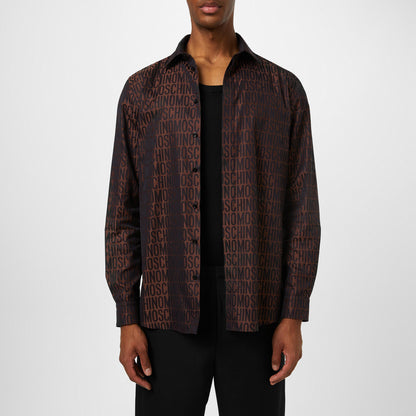 Logo Print Poplin Shirt