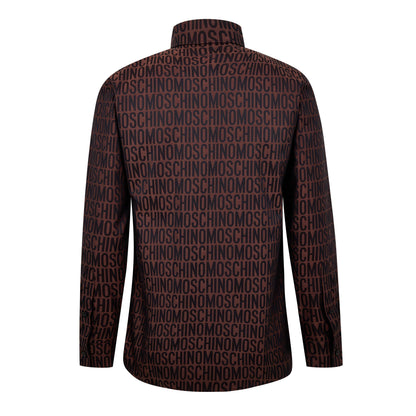 Logo Print Poplin Shirt