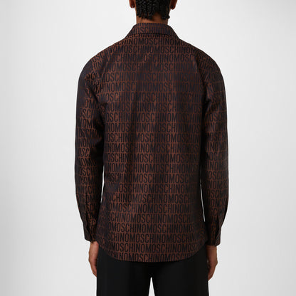 Logo Print Poplin Shirt