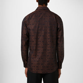 Logo Print Poplin Shirt