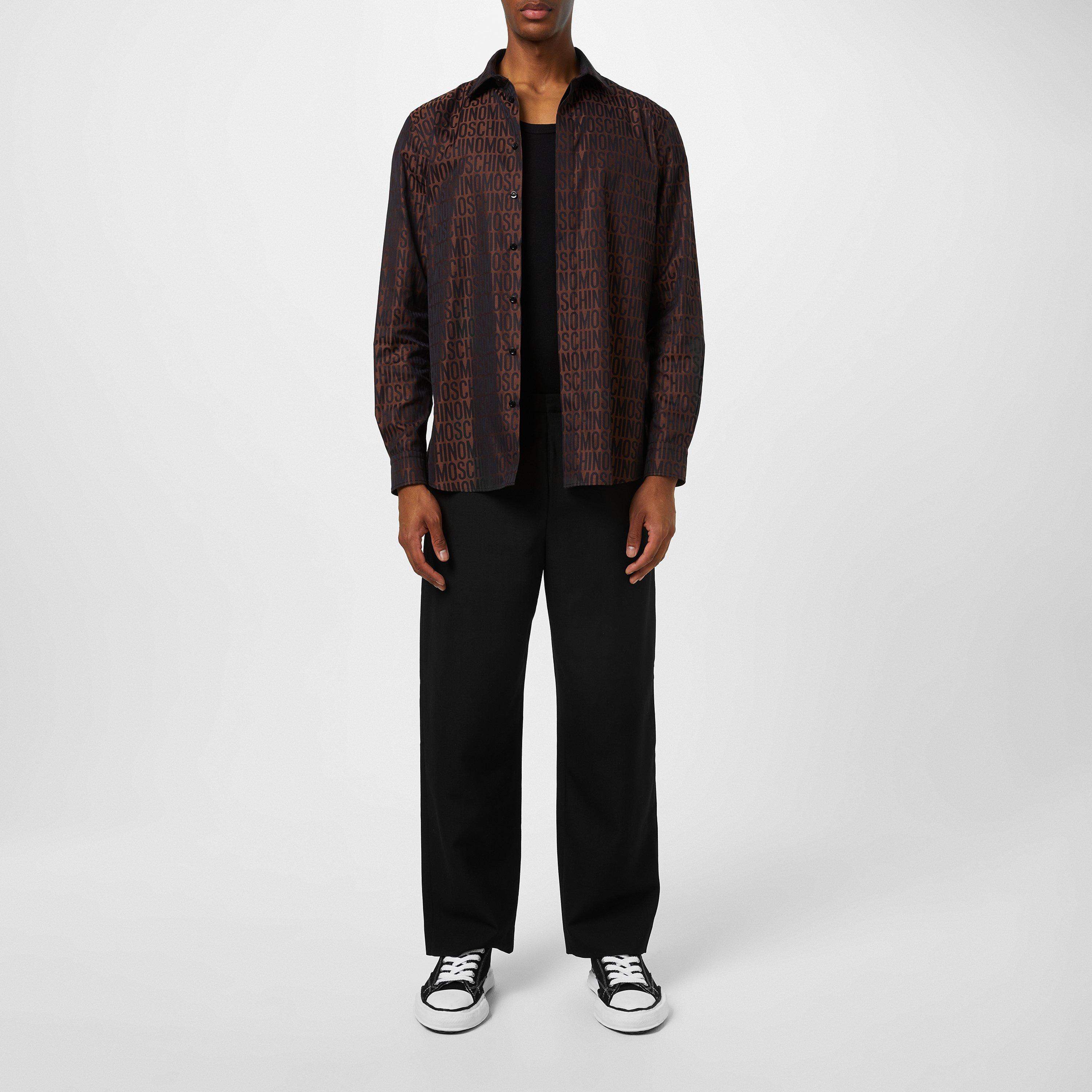 Logo Print Poplin Shirt