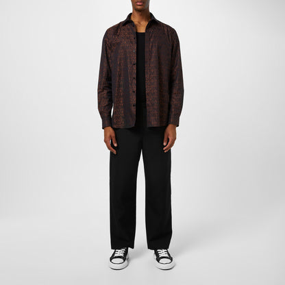 Logo Print Poplin Shirt