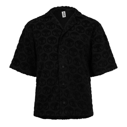 Textured Logo Short Sleeve Shirt