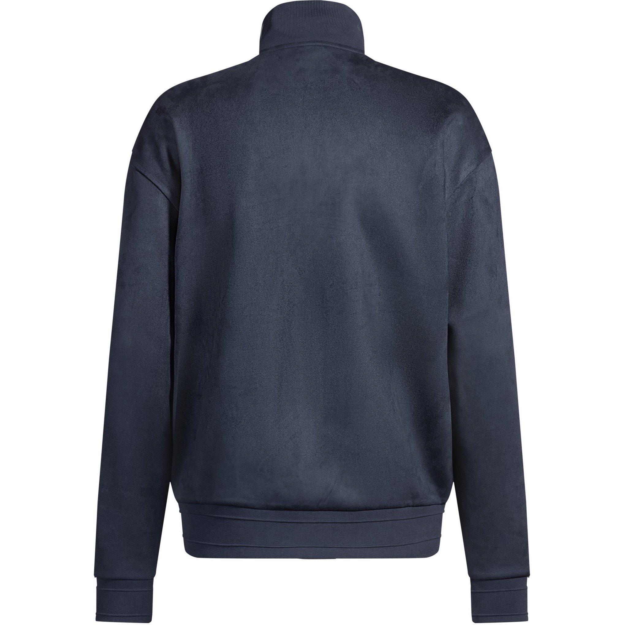 Men's Sutton Suede Full Zipped Hoodie, Full Zip Design