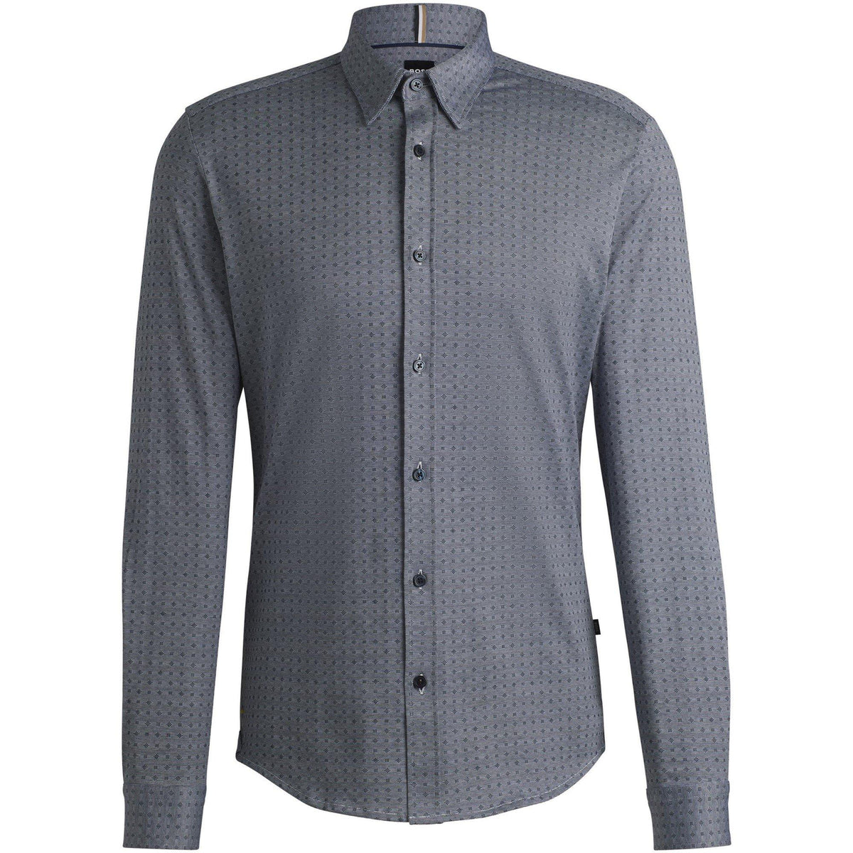 Men's C-Roan-Kent-C1-243 Plain Long-Sleeve Shirt