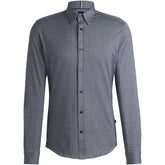 Men's C-Roan-Kent-C1-243 Plain Long-Sleeve Shirt
