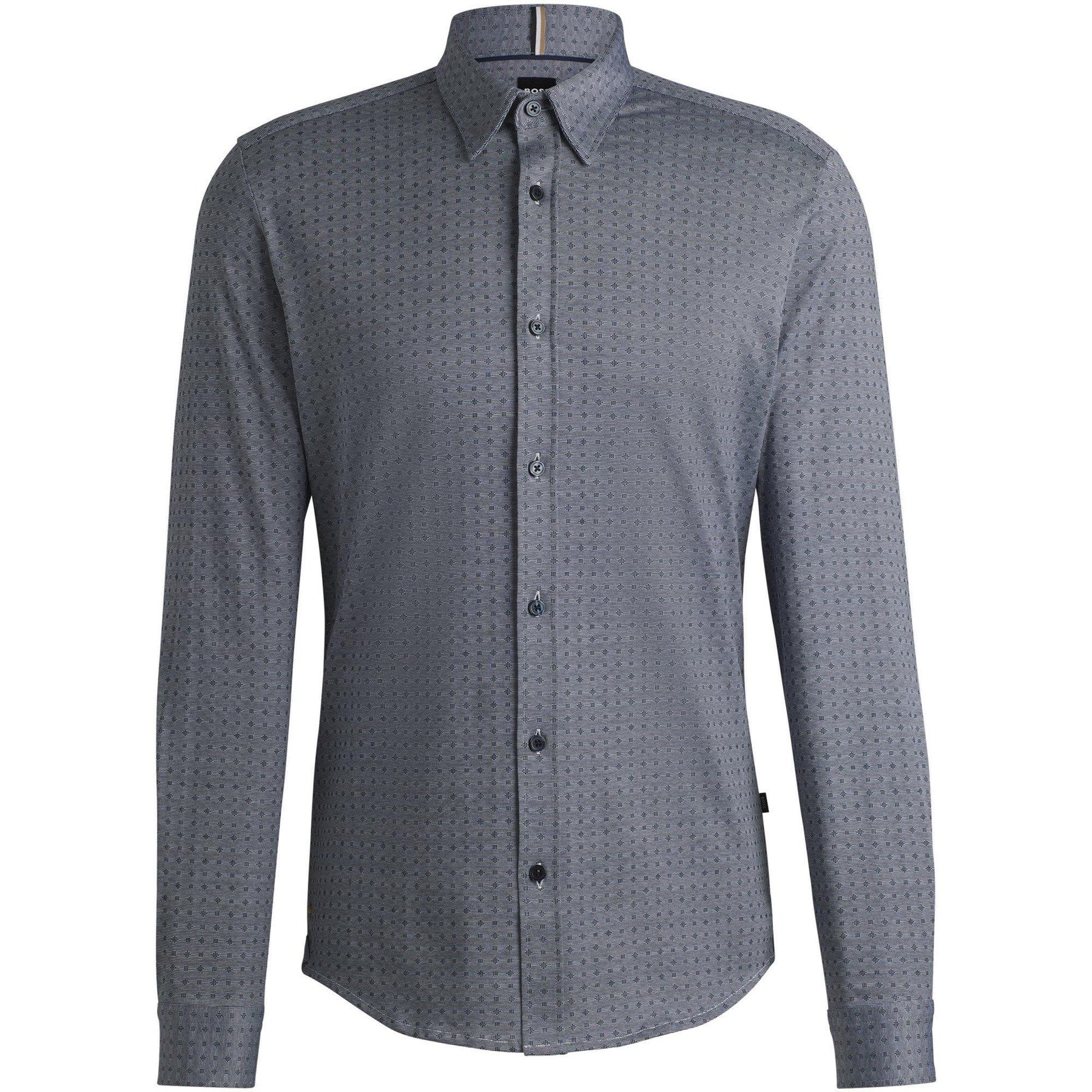 Men's C-Roan-Kent-C1-243 Plain Long-Sleeve Shirt