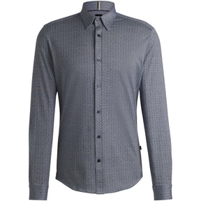 Men's C-Roan-Kent-C1-243 Plain Long-Sleeve Shirt