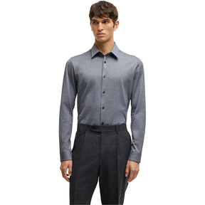 Men's C-Roan-Kent-C1-243 Plain Long-Sleeve Shirt